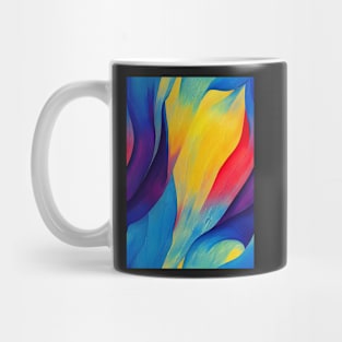 Rainbows Everywhere! Colorful abstract pattern #12 Mug